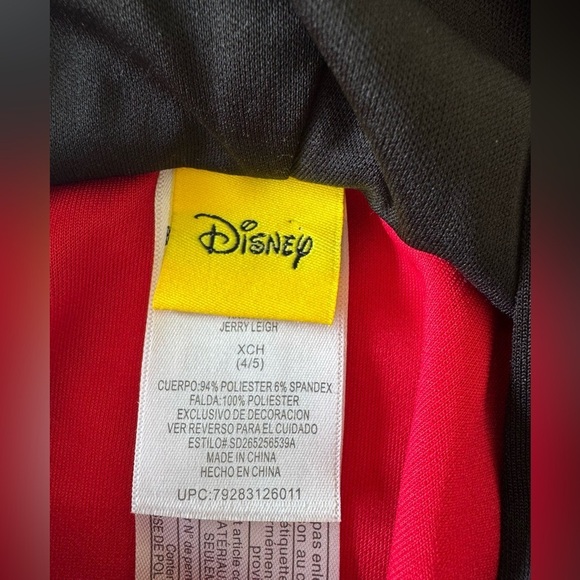 Disney Minnie Mouse Hooded Dress Red, Black, White Size XS (4/5) - Picture 4 of 6